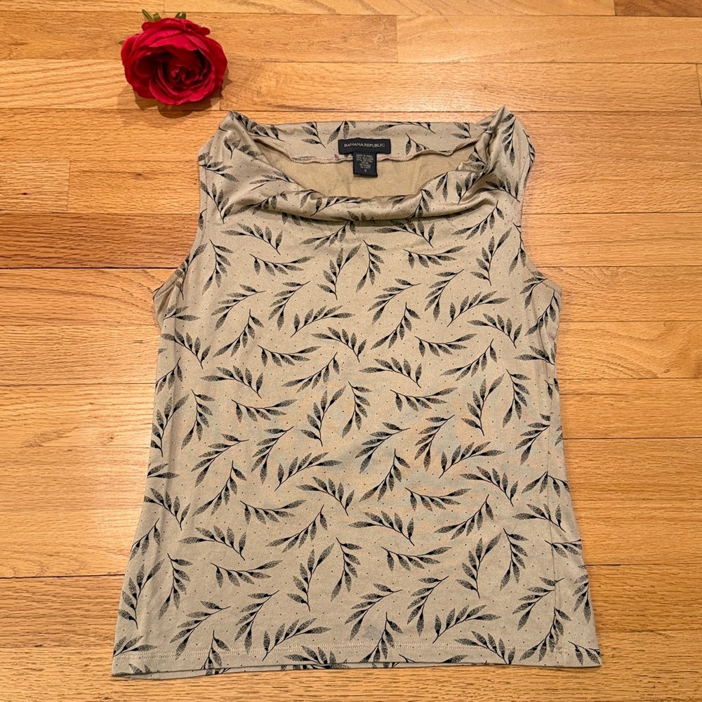 Banana Republic Drape Neck Top